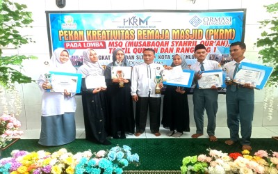 Siswa MAN Kota Sawahlunto Raih Banyak Prestasi di Lomba Pekan Kreativitas Remaja Masjid yang dilaksanakan ORMASI Kota Sawahlunto